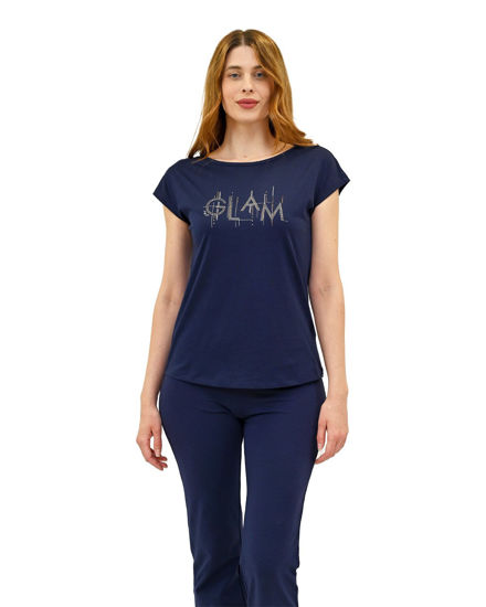 Immagine di T-SHIRT MM GLAM NAVY