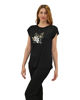 Immagine di T-SHIRT MM FLOWERS BLACK