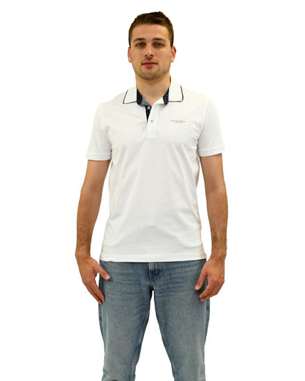 Immagine di POLO MM INT.COLLO FANTASIA WHITE