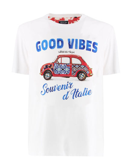 Immagine di T-SHIRT MM GOOD VIBES WHITE