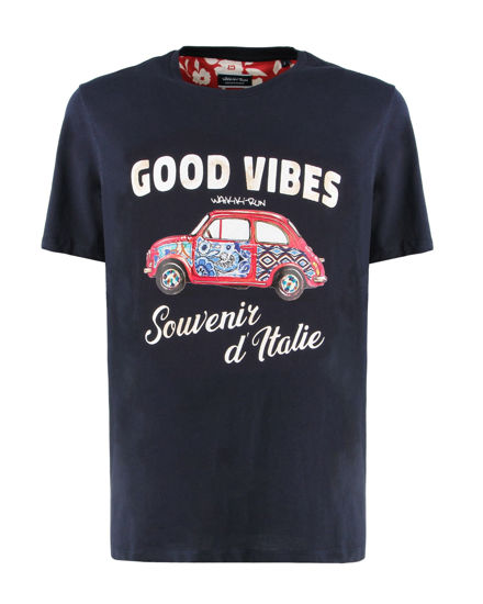 Immagine di T-SHIRT MM GOOD VIBES BLUE
