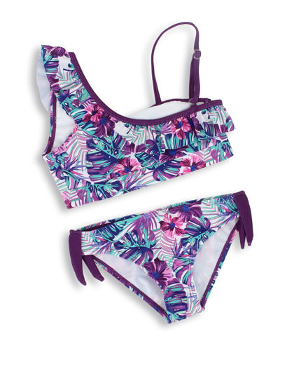 Immagine di BIKINI MONO FLOWERS JR GIRL PURPLE