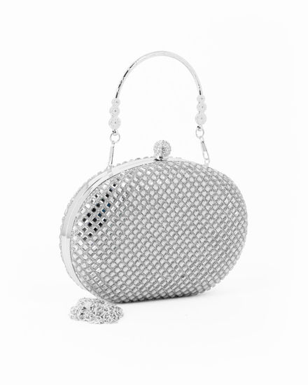 Immagine di CLUTCH OVALE C/MANICO E CHIUSURA METALLO