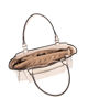 Immagine di RIFLE - Borsa a due manici beige  con tasca frontale e posteriore, tracolla removibile