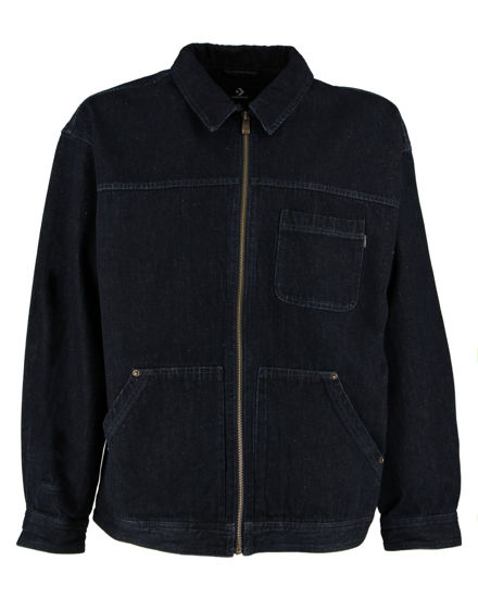 Immagine di GIUBBINO INDIGO DENIM SHOP JACKET DENIM