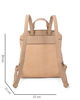 Immagine di NARDINI - Zaino beige in paglia con zip orizzontale