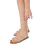 Immagine di MISS GLOBO - Sandalo rosa/oro a spirale con strass