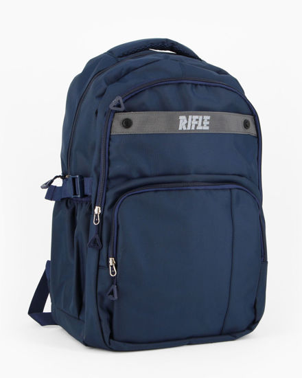 Immagine di RIFLE - Zaino blu da trekking multitask