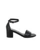 Immagine di ELLEN BLAKE - Sandalo nero in VERA PELLE con cinturino alla caviglia, tacco 5,5CM