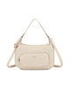 Immagine di ENRICO COVERI - Borsa a spalla beige con tasca frontale , tracolla removibie