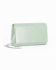 Immagine di DIVAS - Pochette verde con patta tutta strass