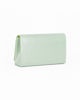 Immagine di DIVAS - Pochette verde con patta tutta strass