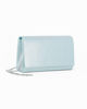 Immagine di DIVAS - Pochette turchese con patta tutta strass