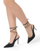 Immagine di MISS GLOBO - Décolleté lace-up nera in lycra, tacco 10CM