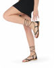 Immagine di MISS GLOBO - Sandalo nero infradito lace-up, MADE IN ITALY