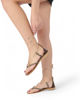 Immagine di MISS GLOBO - Sandalo leopardato infradito lace-up, MADE IN ITALY