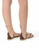 Immagine di MISS GLOBO - Sandalo leopardato infradito lace-up, MADE IN ITALY