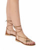 Immagine di MISS GLOBO - Sandalo rose gold infradito lace-up, MADE IN ITALY