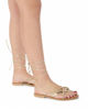 Immagine di MISS GLOBO - Sandalo platino infradito lace-up, MADE IN ITALY
