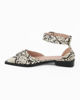 Immagine di MY JEWELS - Ballerina a punta pitonata con doppia fibbia