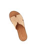 Immagine di MISS GLOBO - Ciabatta beige in VERA PELLE