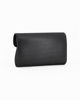 Immagine di DIVAS - Pochette nera  in luex con patta, tracolla removibile