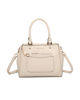 Immagine di ENRICO COVERI - Borsa a due manici beige, con tasca frontale e tracolla removibile