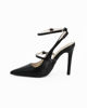 Immagine di SOLO SOPRANI COUTURE - Décolleté slingback nera con doppio cinturino frontale, tacco 10,5CM