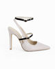 Immagine di SOLO SOPRANI COUTURE - Décolleté slingback nude con doppio cinturino frontale nero, tacco 10,5CM