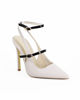 Immagine di SOLO SOPRANI COUTURE - Décolleté slingback nude con doppio cinturino frontale nero, tacco 10,5CM