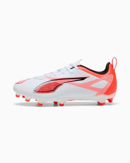 Immagine di PUMA - SCARPA DA CALCIO ULTRA 5 PLAY FG/AG JUNIOR BIANCA E ROSSA,  NUMERATA 33/38% - 108170-01
