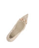 Immagine di SOLO SOPRANI COUTURE - Décolleté beige in pizzo con pietre e strass sulla punta, tacco 8,5CM