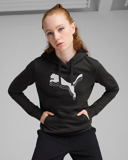 Immagine di PUMA - FELPA CON CAPPUCCIO NERA ESS METALLIC HOODIE TR DA DONNA - 684997-01