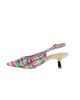 Immagine di MISS GLOBO - Décolleté slingback multicolor traforata e intrecciata, tacco 5,5CM