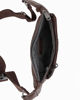 Immagine di COVERI COLLECTION - Marsupio caffè  da uomo con tasca frontale e posteriore