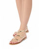 Immagine di MISS GLOBO - Sandalo platino infradito, MADE IN ITALY