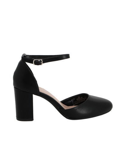 Immagine di MY JEWELS - Décolleté nera con cinturino alla caviglia, tacco 7CM