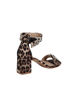Immagine di MY JEWELS - Sandalo leopardato in raso con doppia fibbia, tacco 6CM