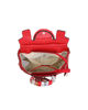 Immagine di ENRICO COVERI - Borsa a due manici rossa con mini patta e foulard sul manico, tracolla removibile