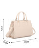 Immagine di ENRICO COVERI - Borsa a due manici beige con tracolla removibile