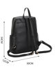 Immagine di ENCRICO COVERI - Zaino nero con due tasche frontali e due tasche laterali