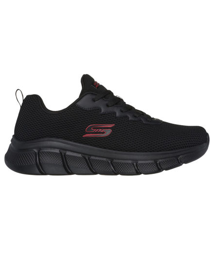Immagine di SKECHERS - BOBS B FLEX - CHILL EDGE - Sneakers nera con soletta interna in memory foam