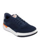 Immagine di SKECHERS - CORLISS - DORSET- Sneakers blu con tomaia in maglia