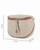 Immagine di NARDINI - Marsupio taupe da donna in vera pelle