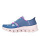 Immagine di SKECHERS - GLIDE - STEP PRO - Sneakers celeste con dettagli fucsia  e tomaia in mesh