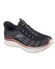 Immagine di SKECHERS - SUMMITS PLUS - SOFT LUSTER - Sneakers nera con tomaia in mesh e dettagli glitterati rosa