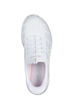 Immagine di SKECHERS - SUMMITS PLUS - SOFT LUSTER - Sneakers bianca con tomaia in mesh e dettagli glitterati argento