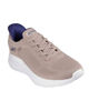 Immagine di SKECHERS - BOBS SQUAD CHAOS - SOLID STEP - Sneakers taupe con soletta ammortizzata in memory foam