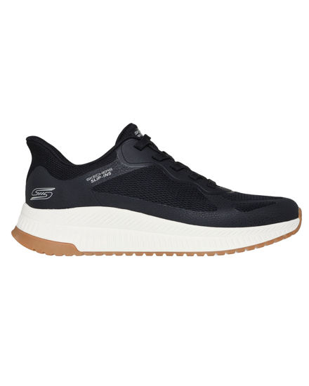 Immagine di SKECHERS - BOBS SQUAD 4 - Sneakers nera con tomaia in maglia e lacci elasticizzati