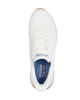Immagine di SKECHERS - BOBS SQUAD 4 - Sneakers bianca  con tomaia in maglia e lacci elasticizzati
